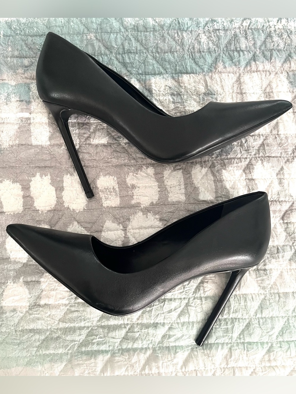 STEVE MADDEN Black Pointed Toe Stiletto Pumps 10055